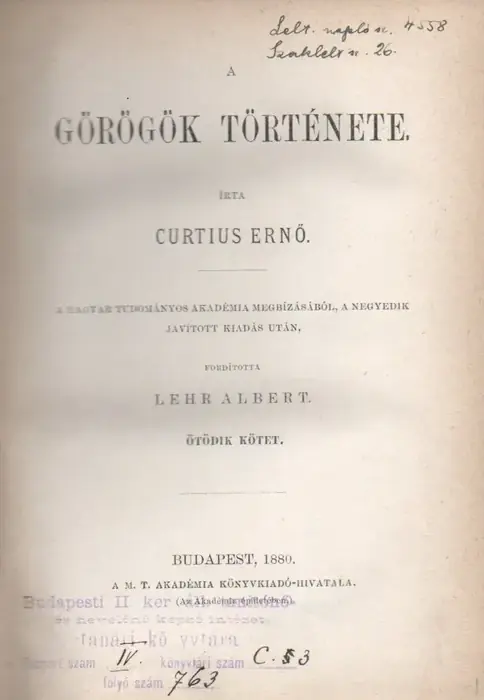 A görögök története V-VI. Vásárlói kedvenc