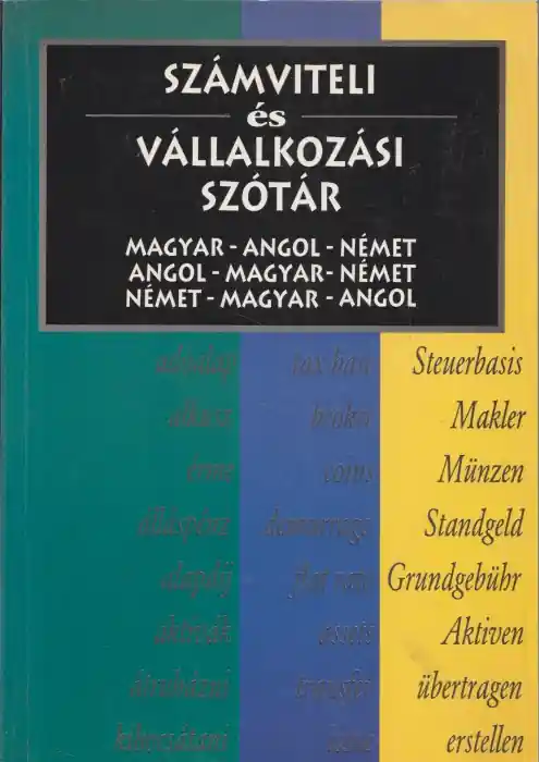Veress Péter: Számviteli és vállalkozási szótár Legkelendőbb