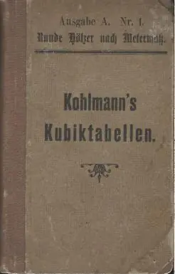 W. Hohlmann: Kohlmann s Kubiktabellen. Expressz szállítás