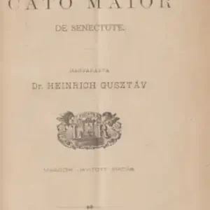 Végkiárusítás M. Tullii Ciceronis: Cato Maior
