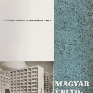 Akciós ár Az építőipar tudományos egyesület folyóirata 1-11.