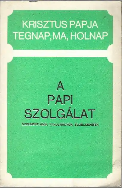A papi szolgálat Vásárlói kedvenc