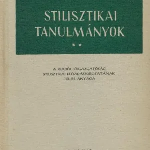 Vásárlói kedvenc Stilisztikai tanulmányok