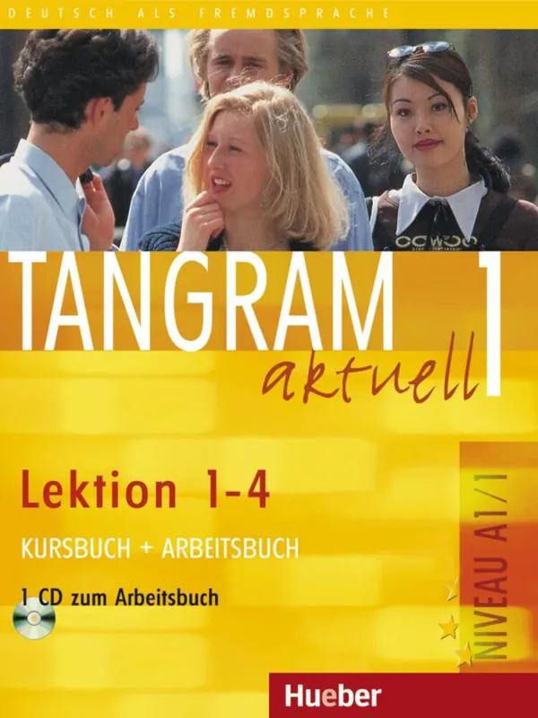 Tangram Aktuell 1 Lektion 1-4 Kurs- und Arbeitsbuch mit CD (2008) Olcsó