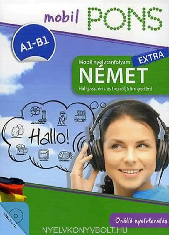 Biztonságos fizetés PONS Mobil Nyelvtanfolyam EXTRA – Német