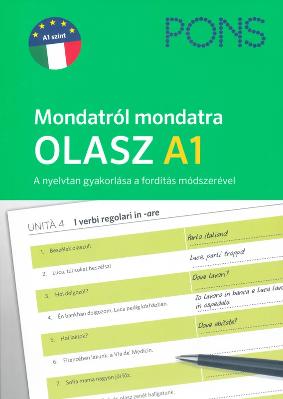 Alacsony ár PONS Mondatról mondatra Olasz A1 (2022)