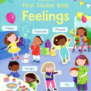 Usborne First Sticker Book Feelings (2023) Biztonságos fizetés