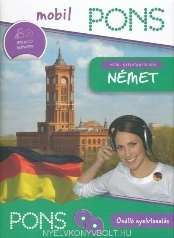 Árengedmény Pons Mobil Nyelvtanfolyam Német - Kísérőfüzet + 2 db Audio CD (MP3 tartalommal) (2012)