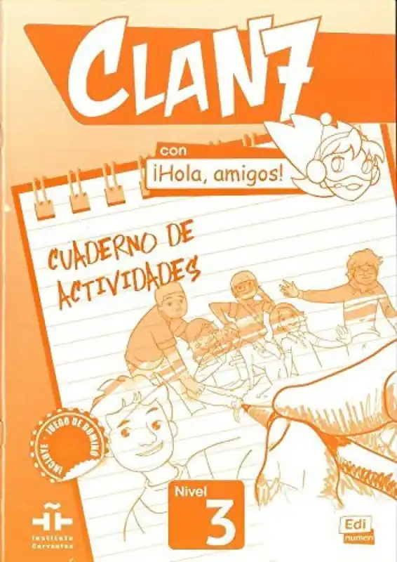 Clan 7 con !Hola, amigos! 3 - Cuaderno de actividades (2014) Azonnal elérhető