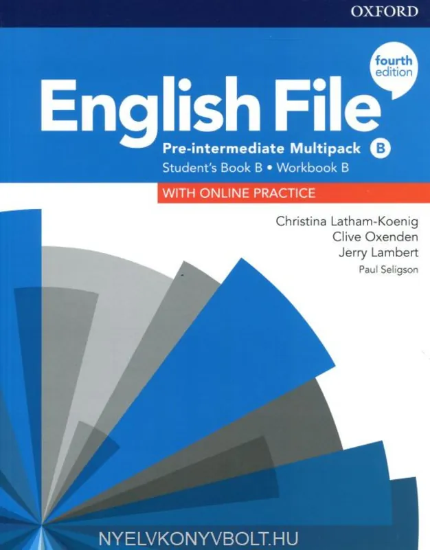 Utolsó esély English File 4th Edition Pre-intermediate Student's Book/Workbook Multi-Pack B (2020)